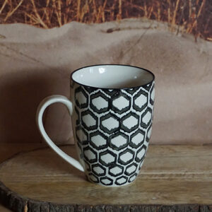 mug noir et blanc Etxe Mia!