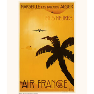 affiche air france marseille alger Etxe Mia!