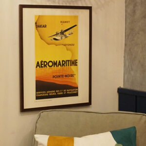 affiche air france aéromaritime pointe noire Etxe Mia!