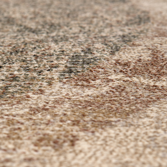 tapis 100% polyester recyclé de couleur bronze 160x230 Etxe Mia!