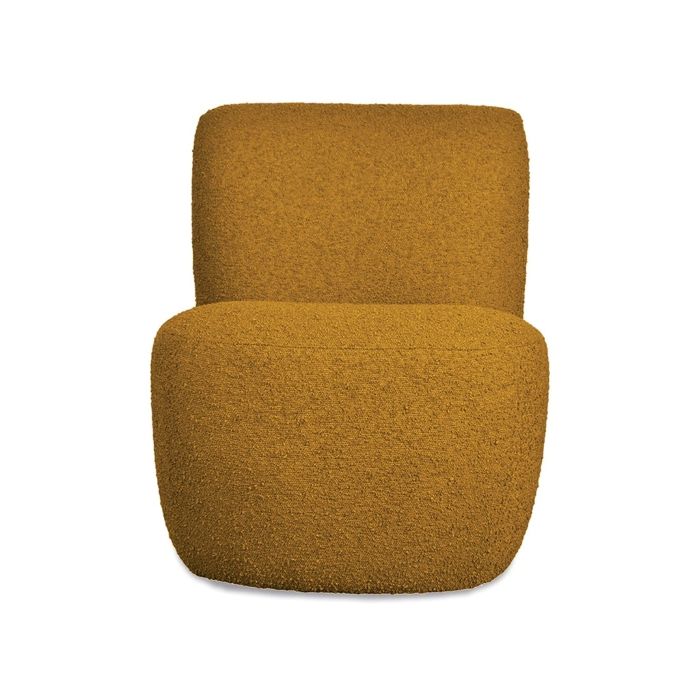 fauteuil bouclettes ocre Etxe Mia!