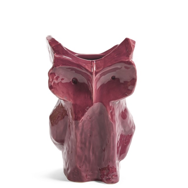 vase hibou violet grand modèle Etxe Mia!