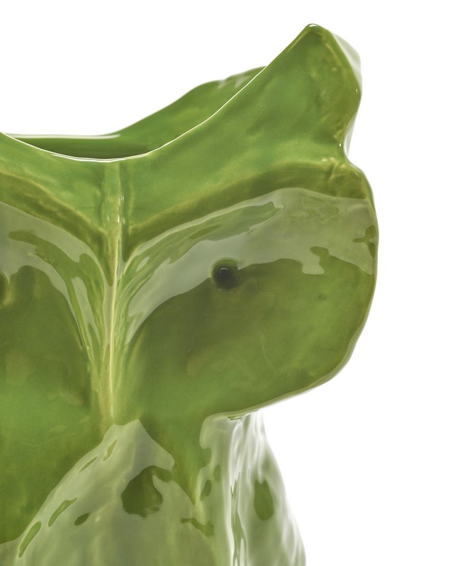 vase hibou vert petit modèle Etxe Mia!