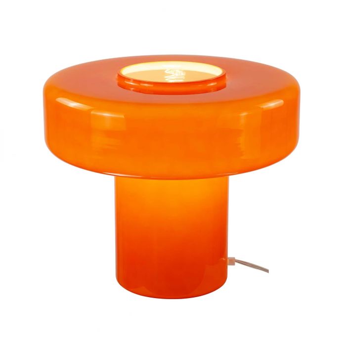 lampe à poser en verre orange Etxe Mia!