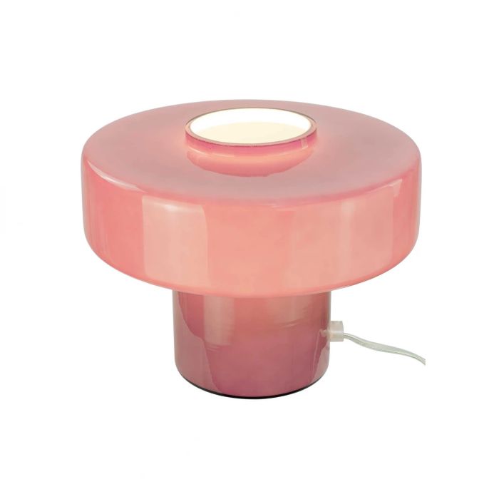 lampe à poser en verre aubergine Etxe Mia!