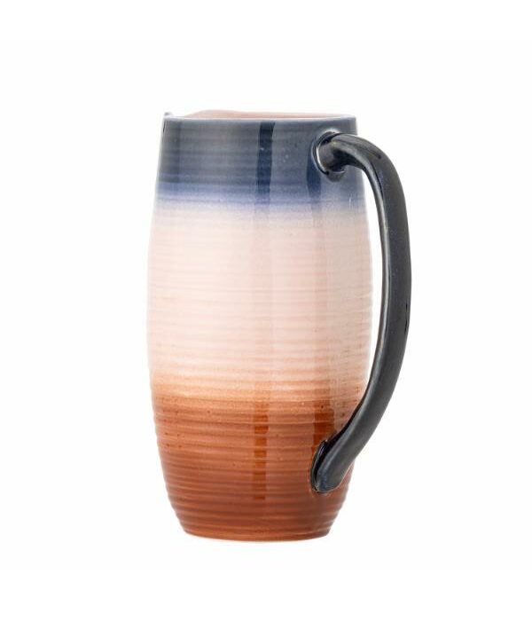 pichet en grès dégradé rose, bleu et terracotta Etxe Mia!