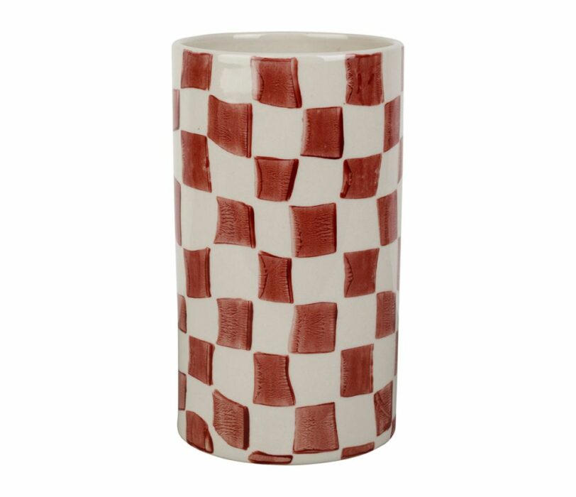 vase carreaux bordeaux Etxe Mia!