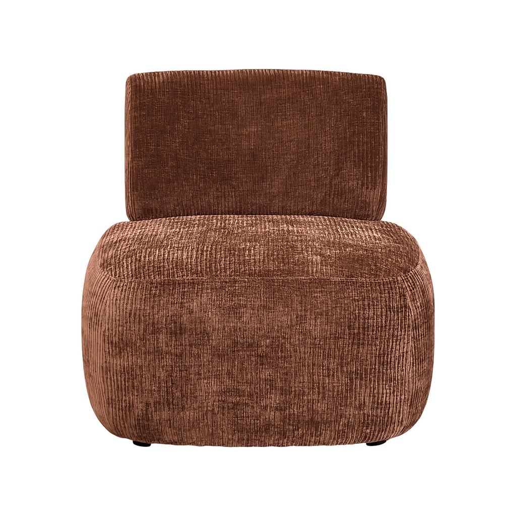 fauteuil velours auburn Etxe Mia!