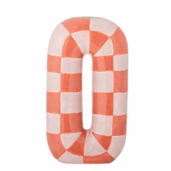 vase rose orangé en U Etxe Mia!