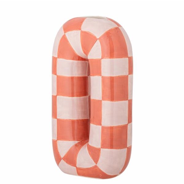 vase rose orangé en U Etxe Mia!